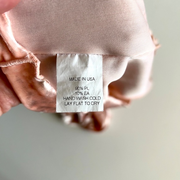 Maryam Nassir Zadeh Crushed Velvet Crop Top | Size 4 - Picture 5 of 6